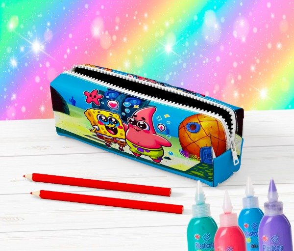Producto - CARTUCHERA TUBO BOB ESPONJA CUTE