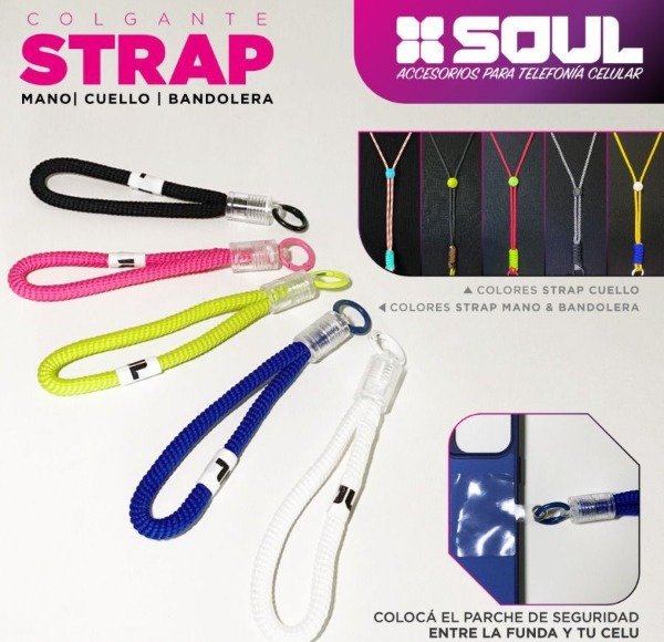 Producto - CORREA PARA COLGAR CELULARES SOUL CUELLO LAZO kai