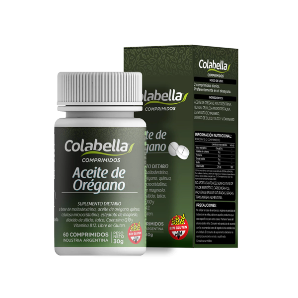 Producto - Aceite de Oregano en Comprimidos Colabella
