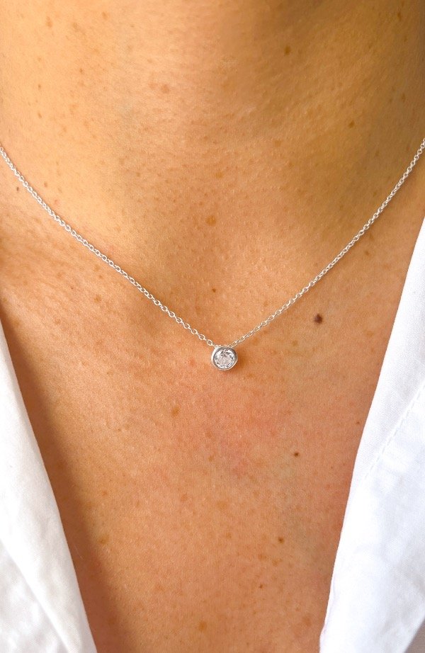 Producto - Collar Punto de Luz (plata 925)