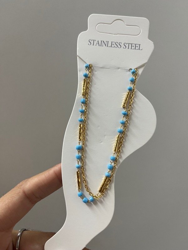 Producto - Tobillera turquesa