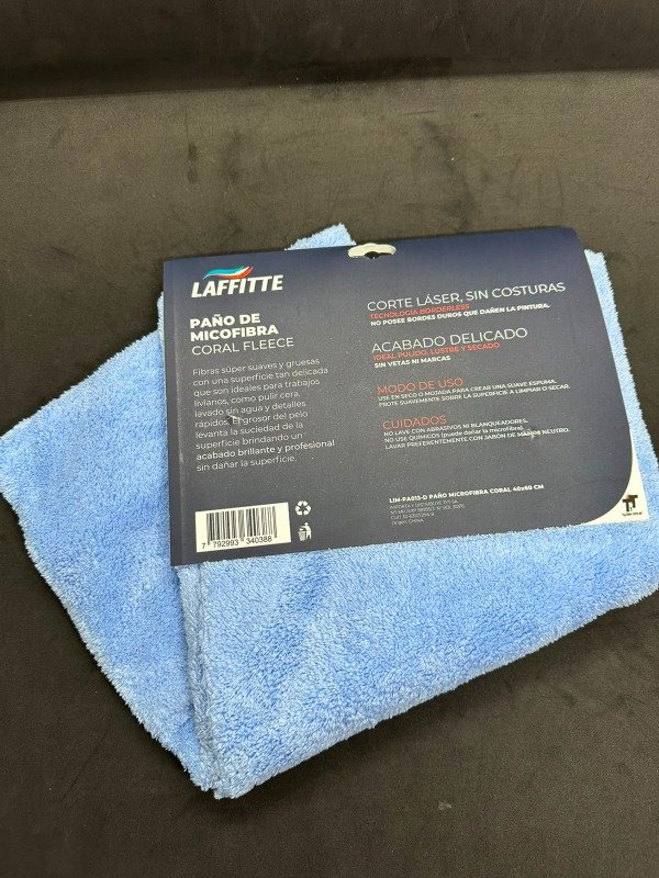 Producto - 60x40 Coral Fleece Celeste - 1
