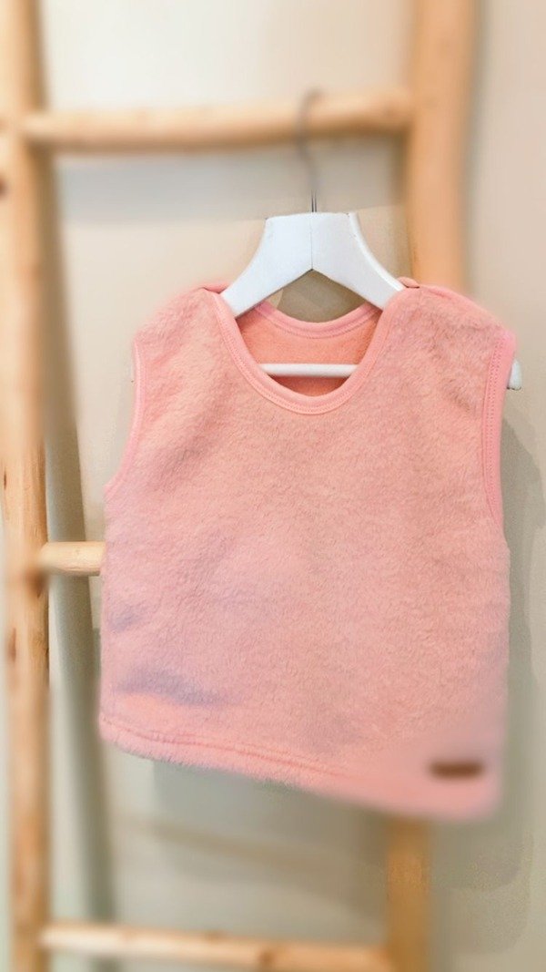 Producto - Chaleco Teddy BB Rosa
