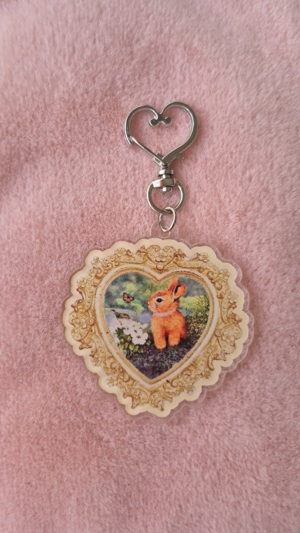 Producto - Llavero Conejito Corazón