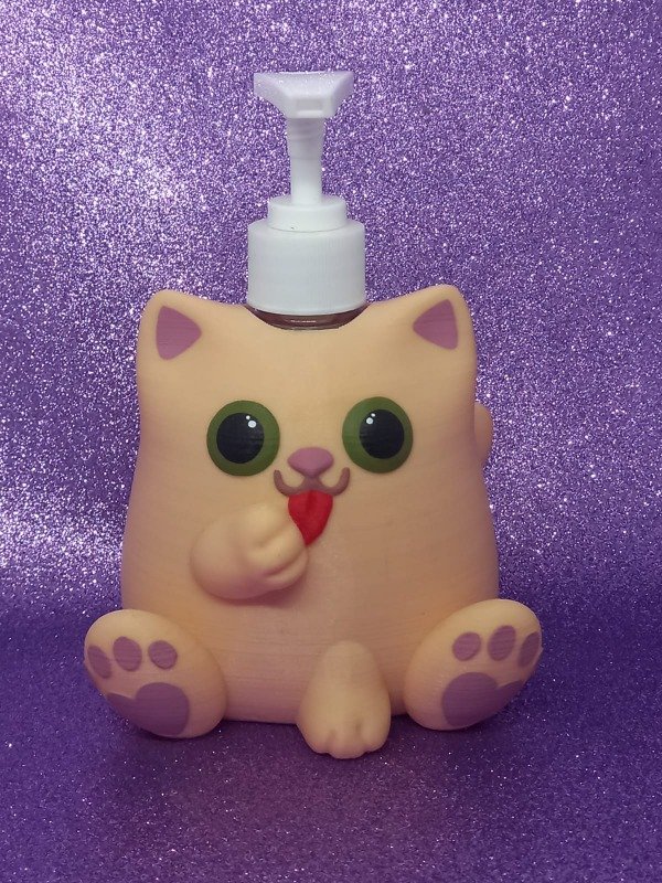 Producto - Dispenser jabón liquido/ alcohol en gel-  Gatito