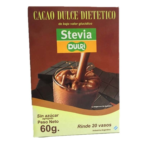 Producto - Cacao Dulce Dietético Stevia Dulri