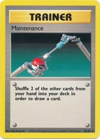 Producto - Maintenance 83/102 Base Set Unlimited