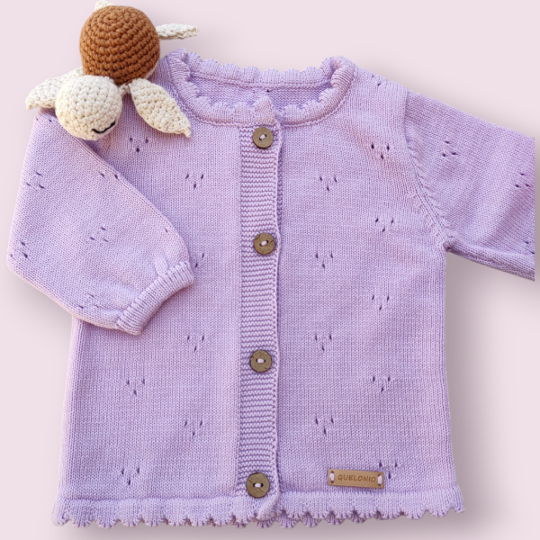 Producto - CAMPERA PUNTILLA LILA