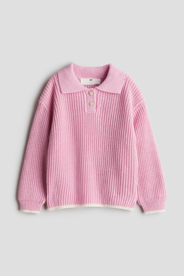 Producto - Sweater HyM tejido rosa