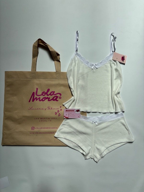 Producto - PIJAMA ROCIO BLANCO - 2