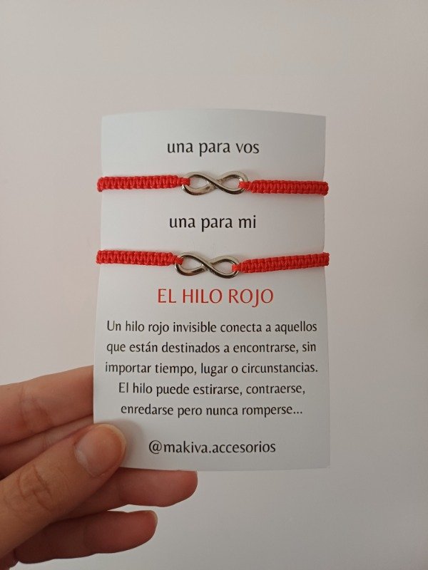 Producto - Pulseras infinito tejidas