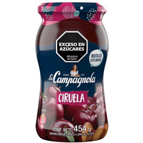 Producto - Mermelada La Campagnola Ciruela 454 gr