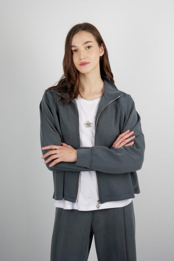 Producto - CAMPERA LYCRA SOFT CON CIERRE