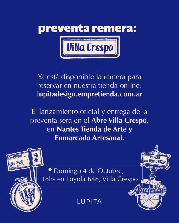 Producto - PREVENTA - Remera Villa Crespo - 1