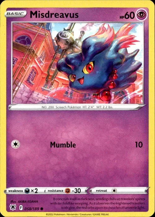 Producto - Misdreavus - 058/189 - Astral Radiance