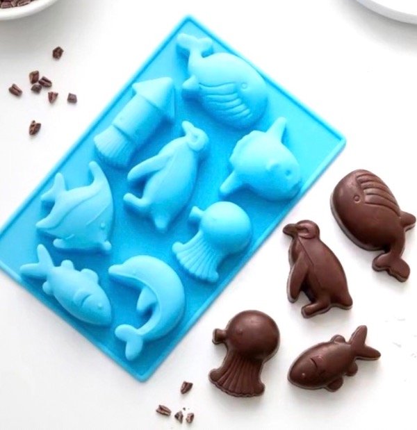 Producto - MOLDE SILICONA ANIMALES ACUÁTICOS X8 - 0