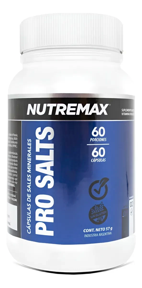 Producto - NUTREMAX PRO SALTS CAPSULAS DE ELECTROLITOS