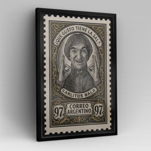 Producto - Cuadro Estampita Carlitos Balá