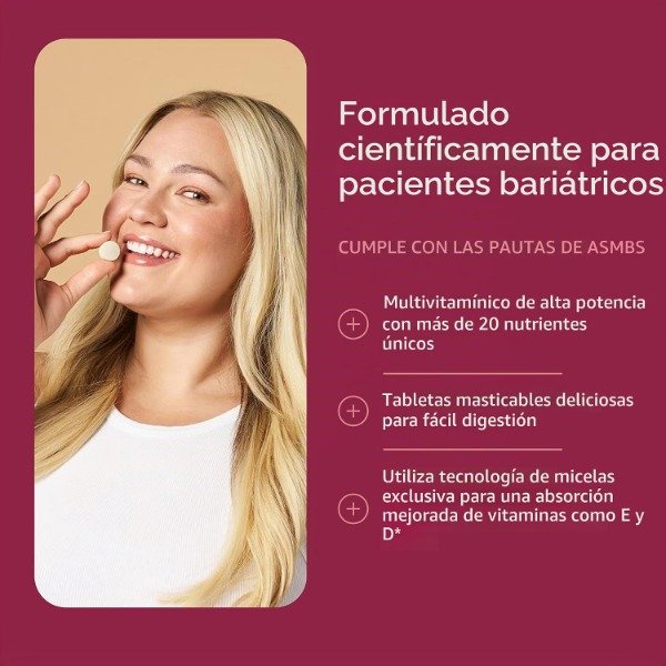 Producto - Bariatric Advantage Masticable Advanced Multi EA Sin Hierro - 1