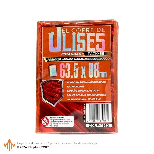 Producto - Folios Premium x65 - Estándar [Naranja Holográfico] - 0