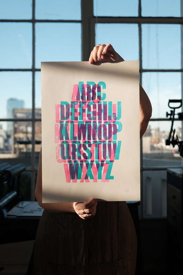 Producto - Alfabeto - dos tintas