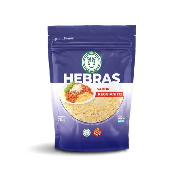 Producto - Reggianito en Hebras Felices las Vacas