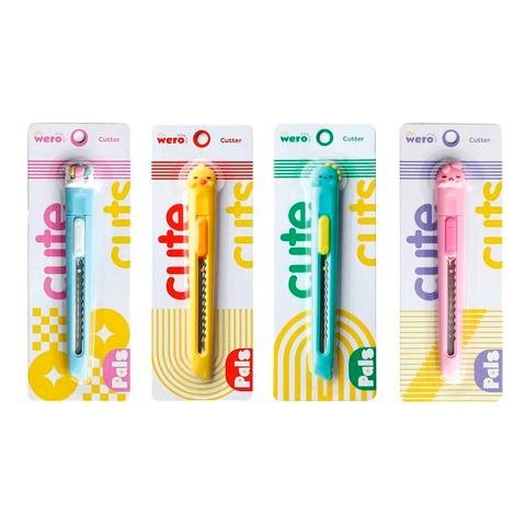 Producto - TRINCHETA 9MM CUTE CUTS PALS BLISTER X UNIDAD COLORES SURTIDOS WERO