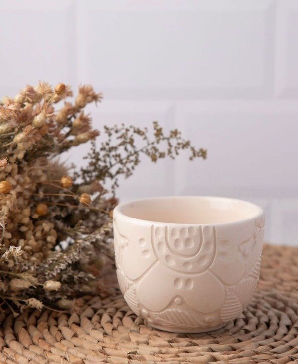 Producto - Cuenco/ Pocillo Flores caladas-