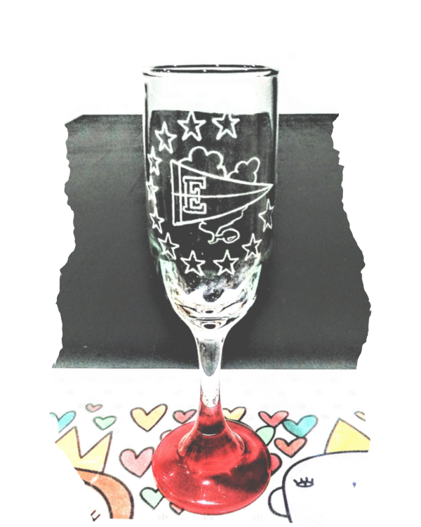 Producto - Copa de champagne Estudiantes de La Plata