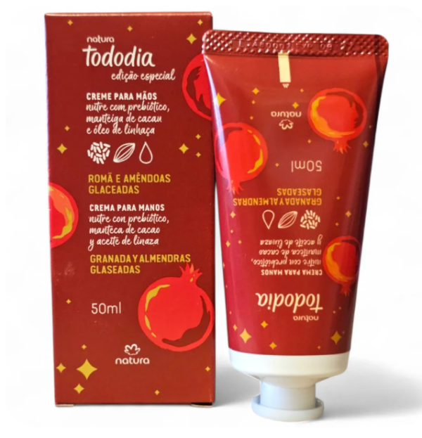 Producto - CREMA DE MANOS 50 ml NATURA TODODIA GRANADA Y ALMENDRAS GLASEADAS
