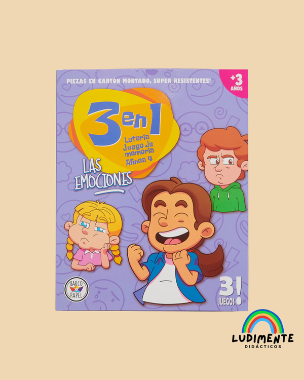 Producto - Juego de mesa 3 en 1: Las Emociones