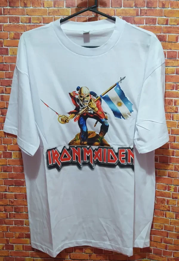 Producto - REMERA - IRON MAIDEN - ALGODON OVERSIZE TALLE XL - 1