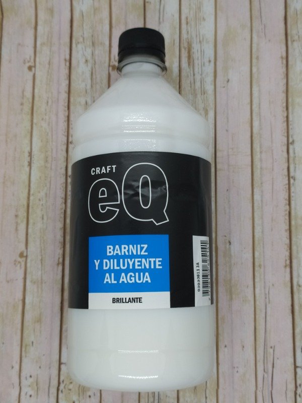 Producto - Barniz y diluyente al agua brillante 1000cc