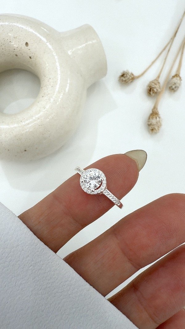 Producto - Anillo Diana circ y cubic 17,5cm P925