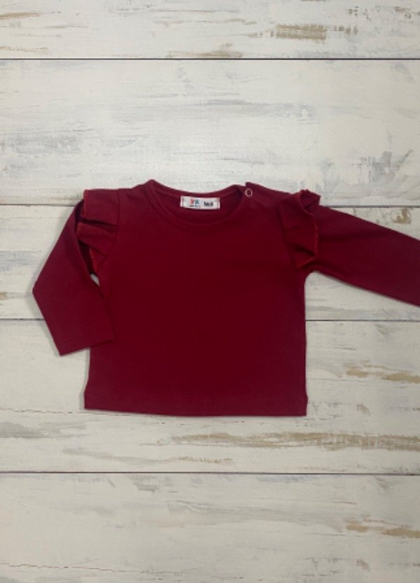 Producto - Remera voladitos bordo (bebé)