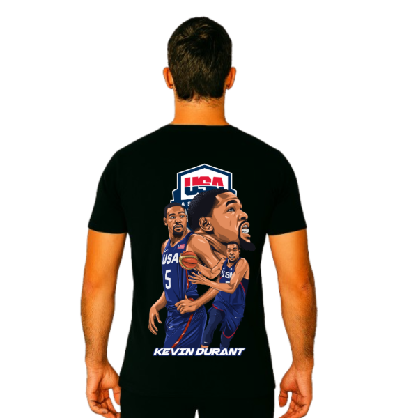 Producto - Remera Regular Fit DigitalArt Kevin Durant USA