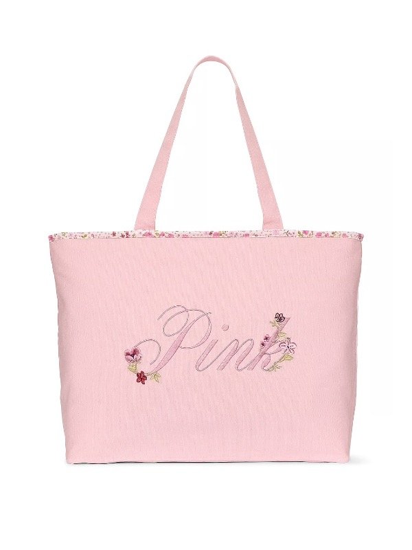 Producto - Victoria's Secret Floral Canvas Tote Bag