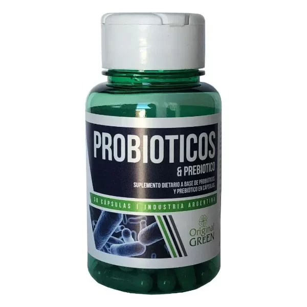 Producto - Probioticos y Prebioticos x 30 Caps - Original Green