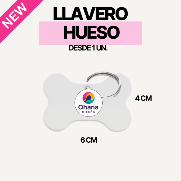 Producto - Llavero hueso