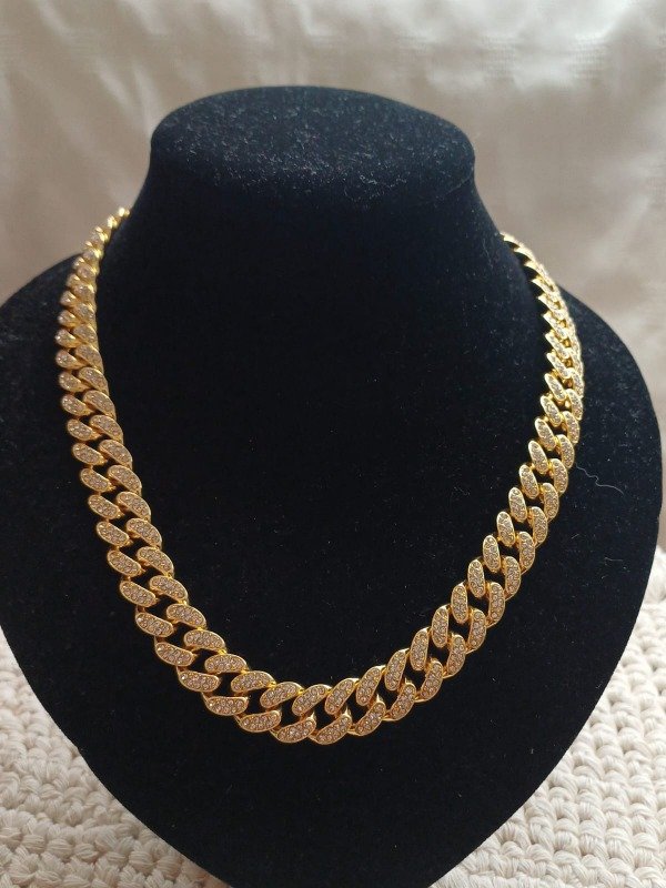 Producto - Cadena cubana Ice dorada