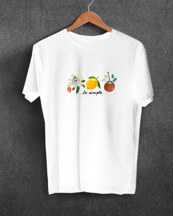 Producto - Remera ilustrada - Lo simple