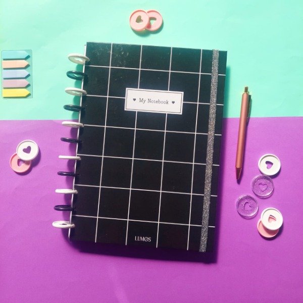 Producto - Cuaderno Lumos Tapa Dura A4 (Notebook Black)