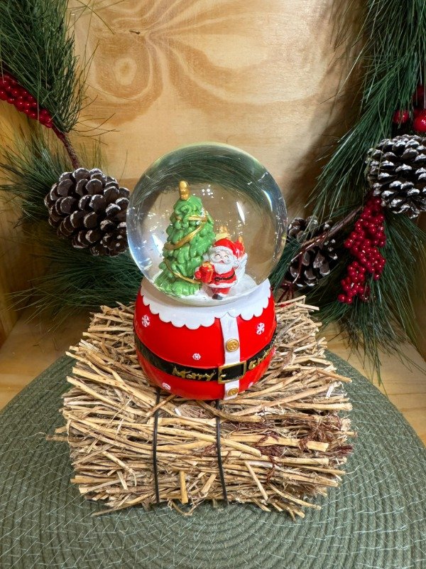 Producto - Bola de Nieve 13 cm Merry con Cinto con Luz y Sonido (Efectivo: 30.320)