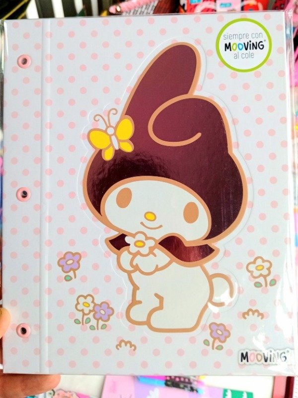 Producto - Carpeta N3 Mooving - 2 Tapas - My Melody flores