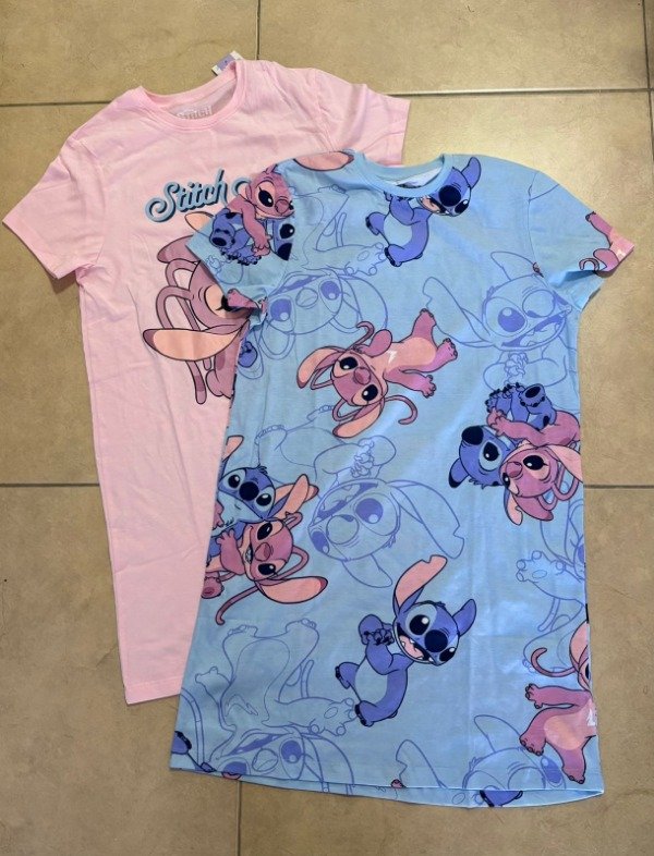 Producto - Pijama Camison Stitch x2 Niños Talle 12/13