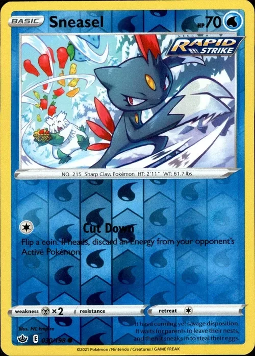 Producto - Sneasel - 030/198 - Chilling Reign - Reverse Holo