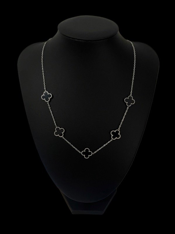 Producto - COLLAR VAN CLEEF PLATA (5 trébol)