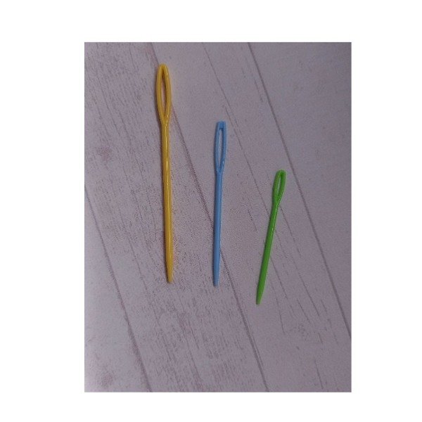 Producto - Agujas Laneras Surtidas X3 Sutura Plastico Crochet Amigurumi