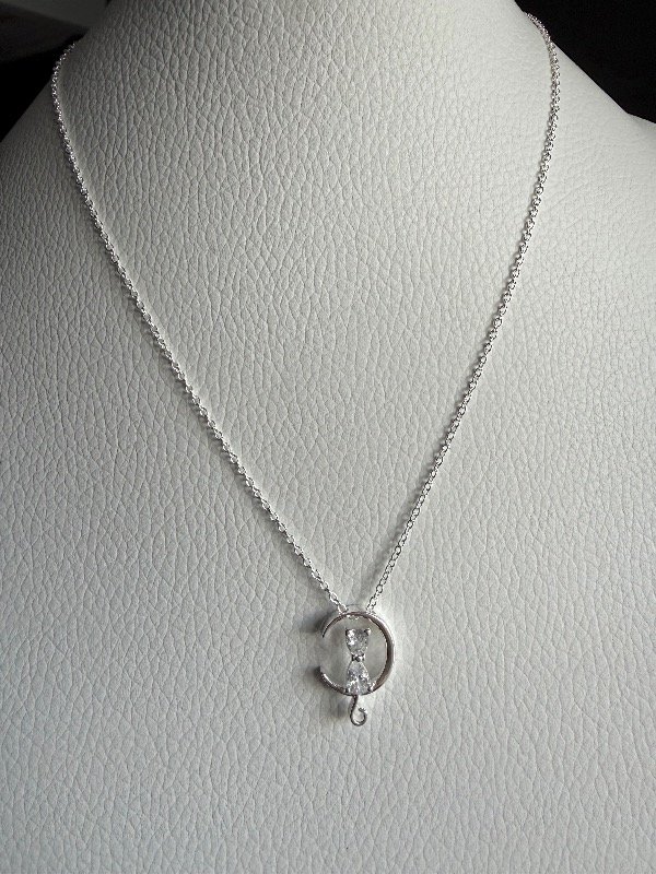 Producto - Collar gatito plata 925