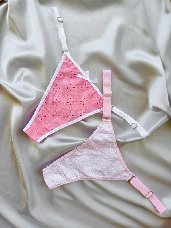 Producto - PACK x2 BOMBIS ROSAS (BRODERIE ELASTIZADO Y ALGODÓN) 4